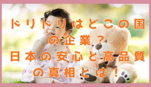ドリドリはどこの国の企業？日本の安心と高品質の真相とは