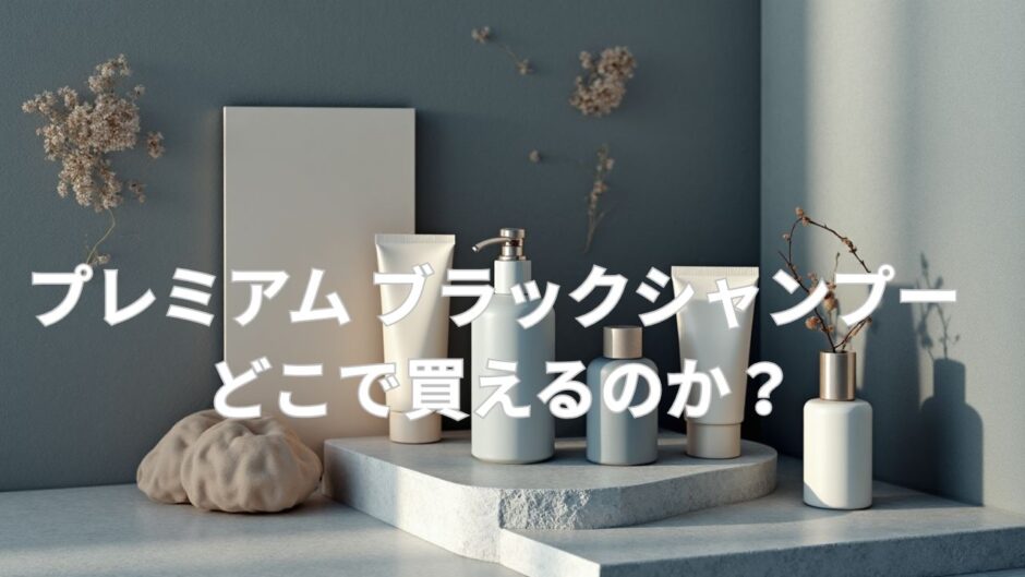 プレミアム ブラックシャンプー どこで買える